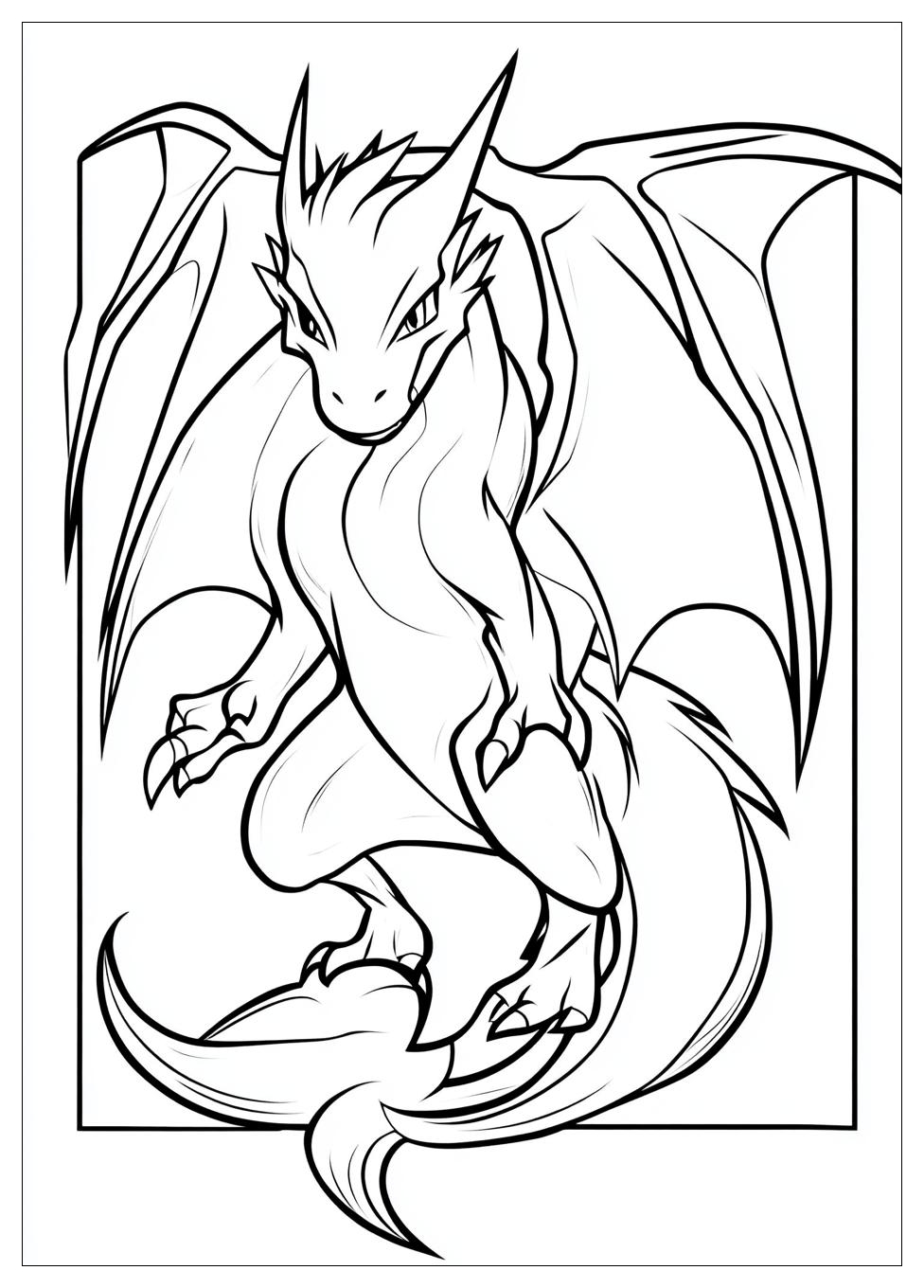Kolorowanki Do Druku Charizard 14