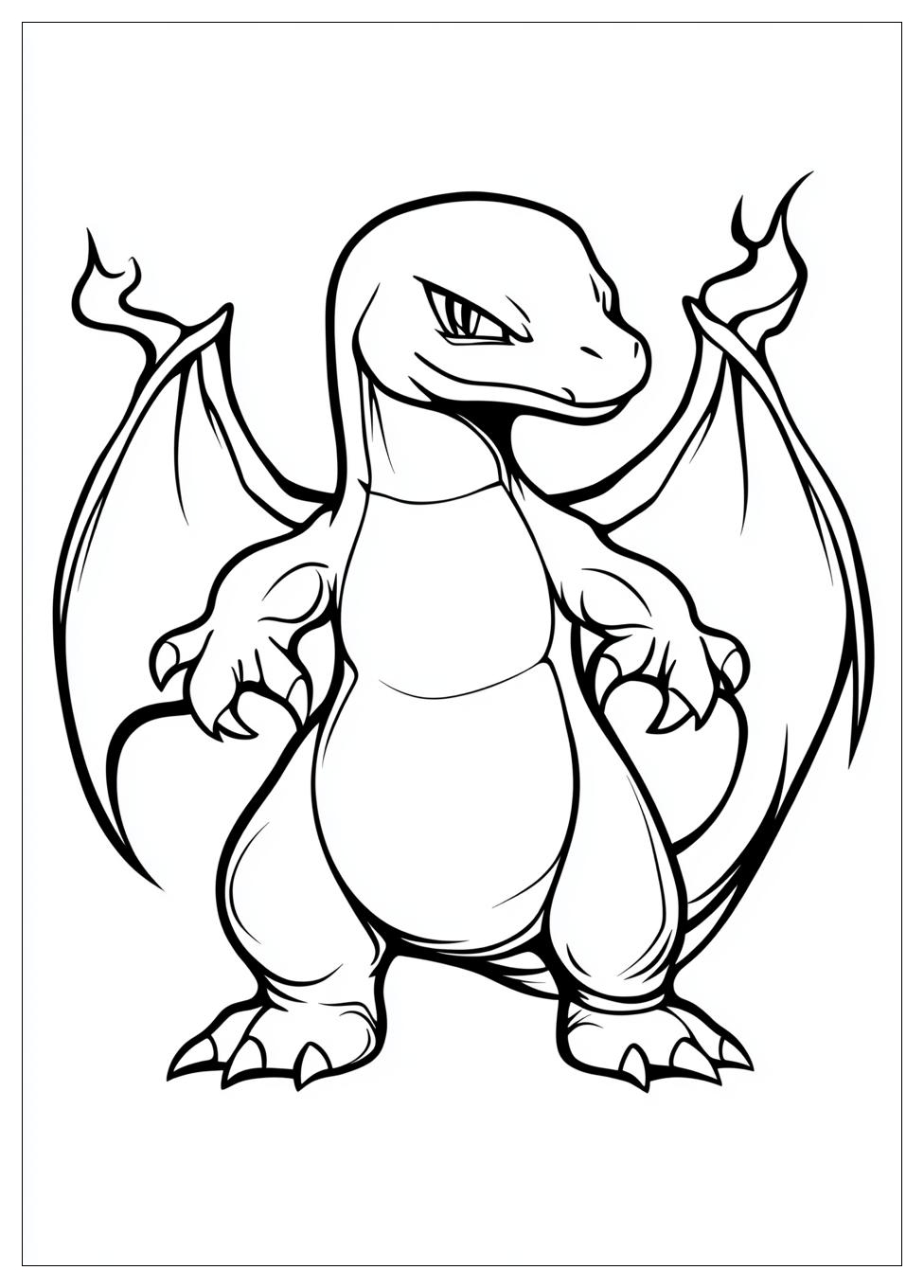 Kolorowanki Do Druku Charizard 6