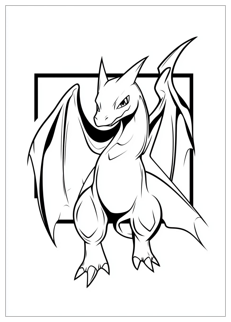Kolorowanki Do Druku Charizard 9