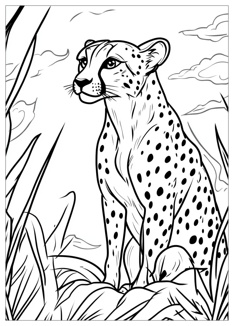 Kolorowanki Do Druku Cheetah 11