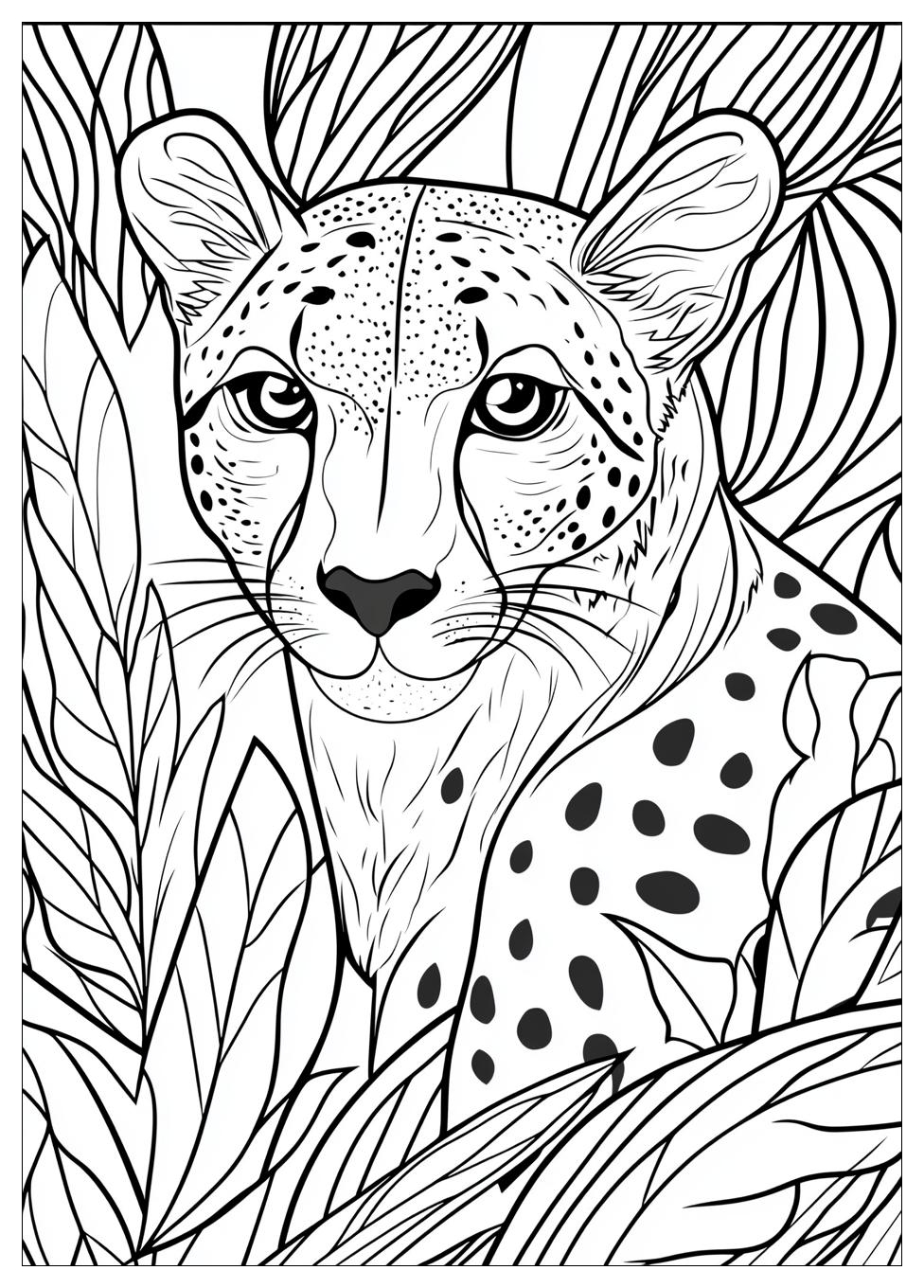 Kolorowanki Do Druku Cheetah 12