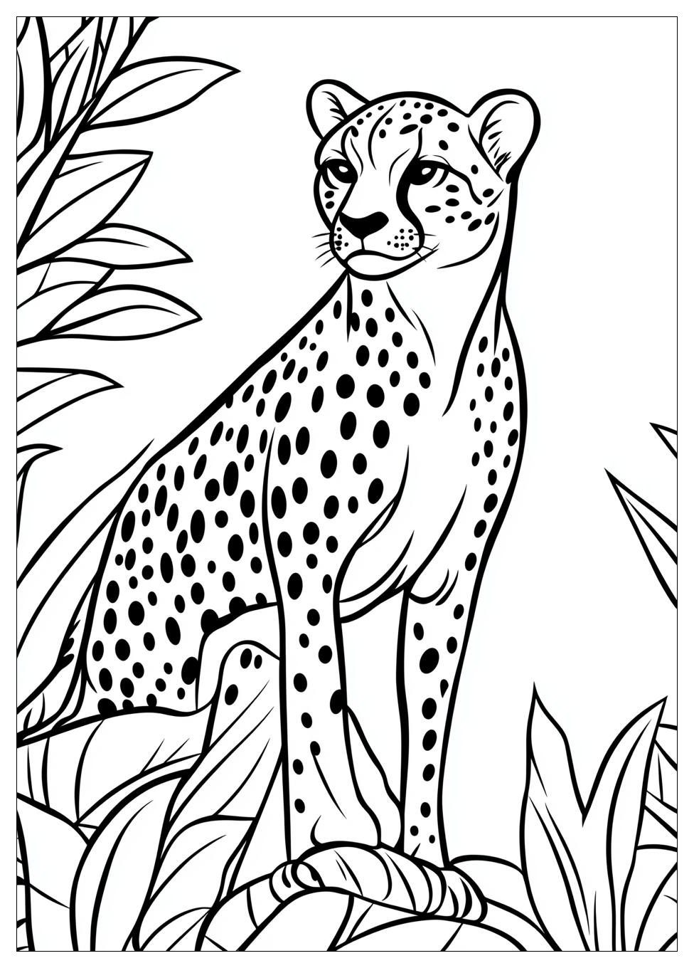 Kolorowanki Do Druku Cheetah 15