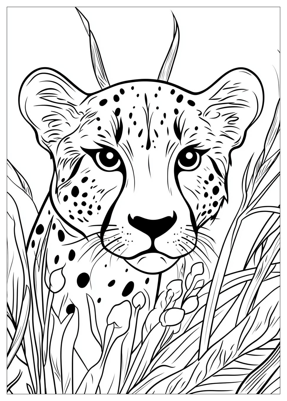 Kolorowanki Do Druku Cheetah 16