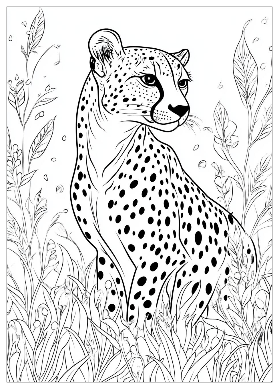 Kolorowanki Do Druku Cheetah 17