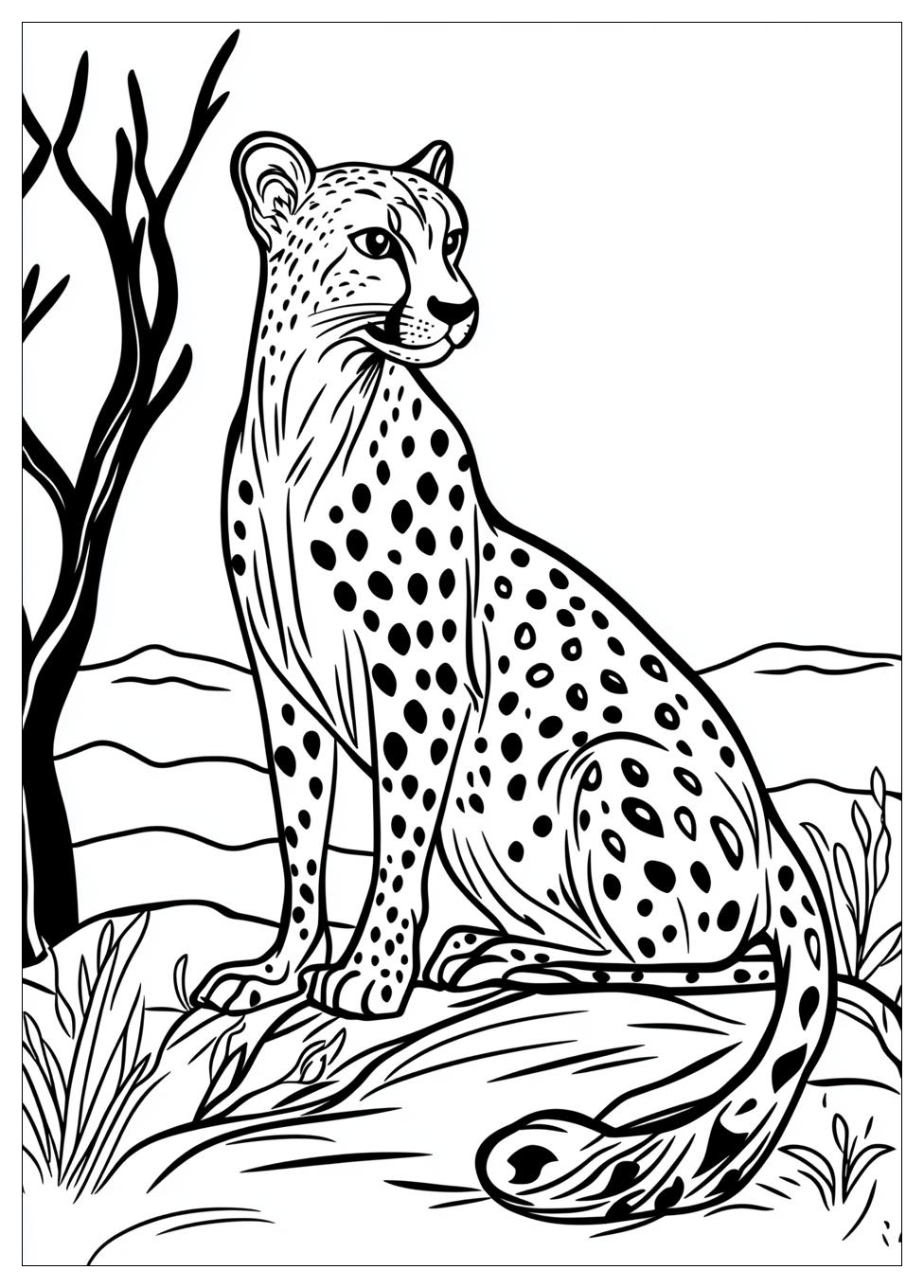 Kolorowanki Do Druku Cheetah 19