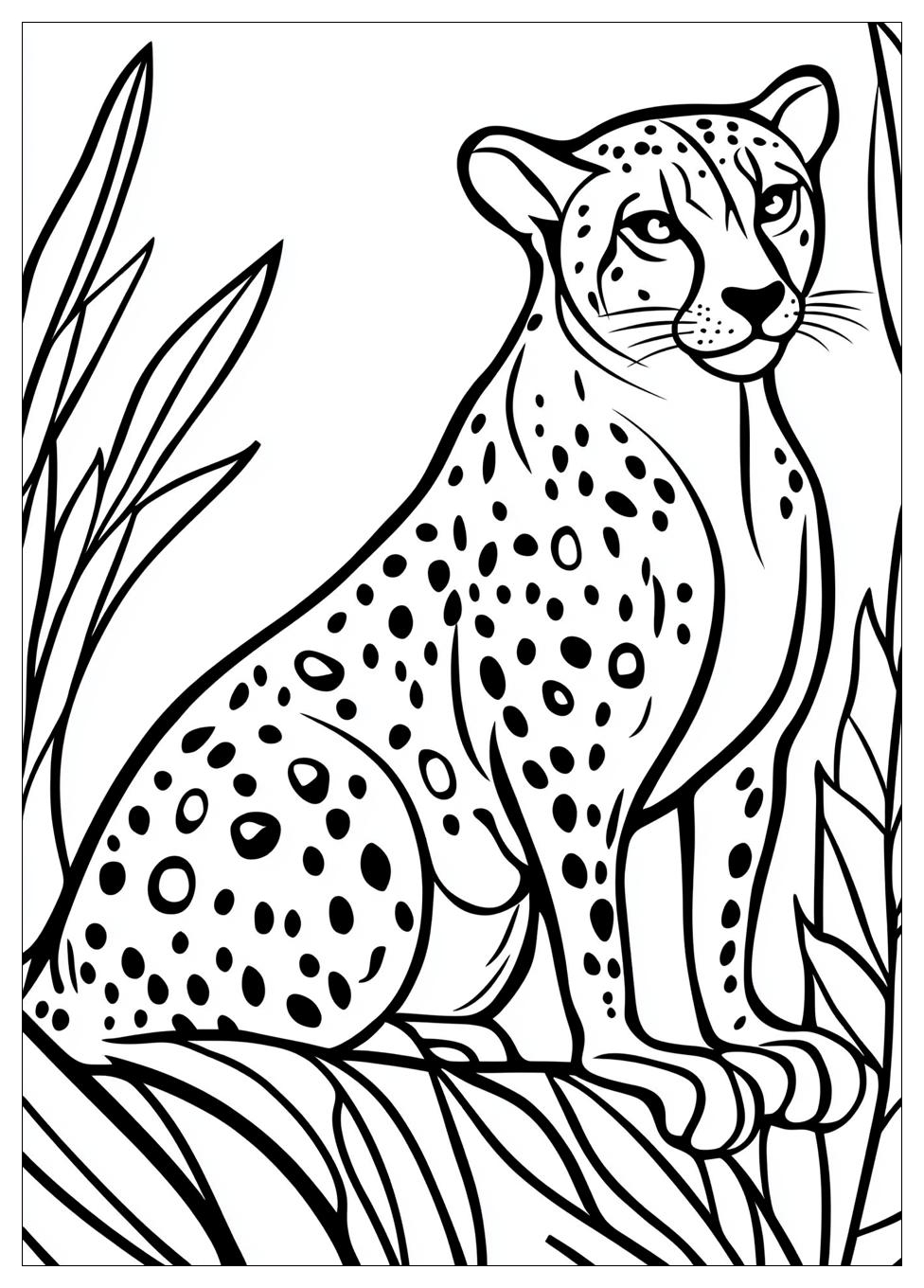 Kolorowanki Do Druku Cheetah 2