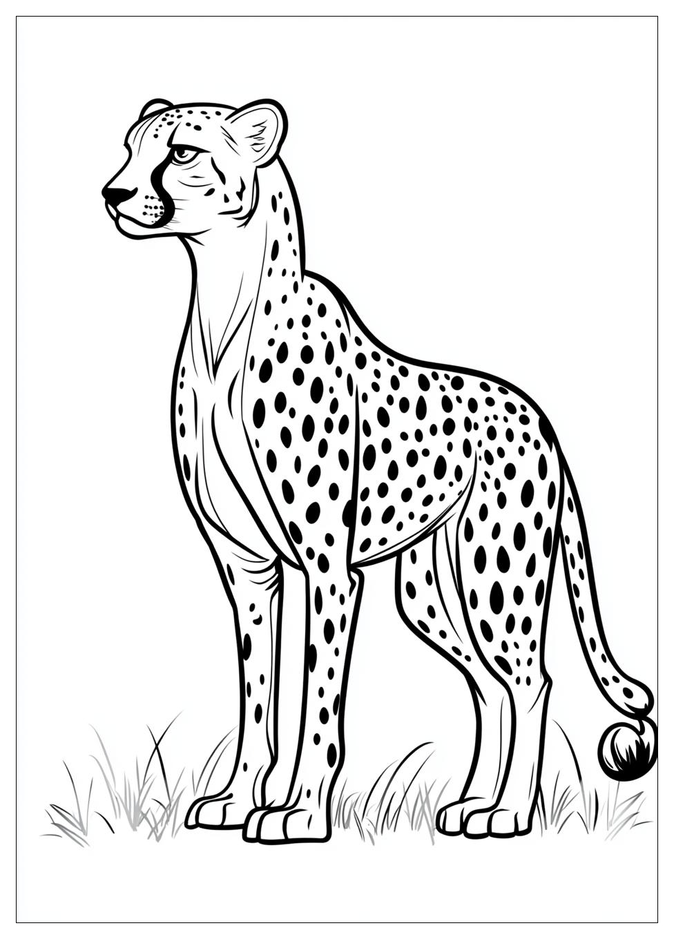 Kolorowanki Do Druku Cheetah 4