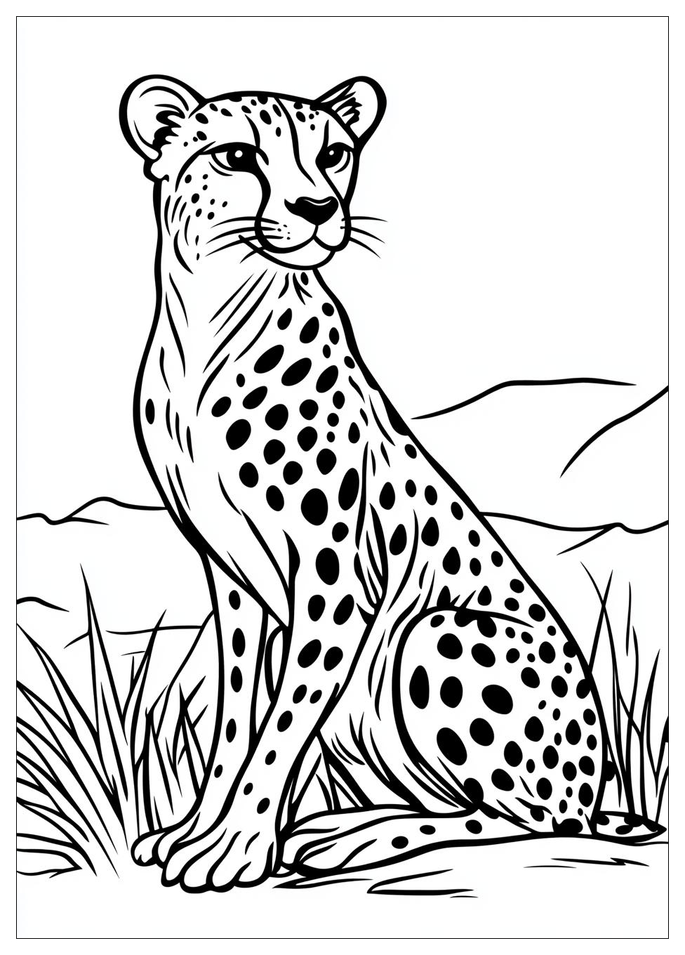 Kolorowanki Do Druku Cheetah 5