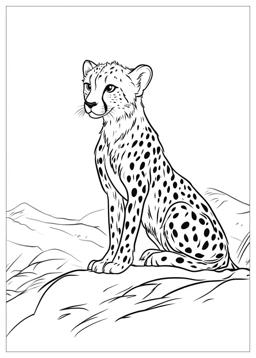 Kolorowanki Do Druku Cheetah 6