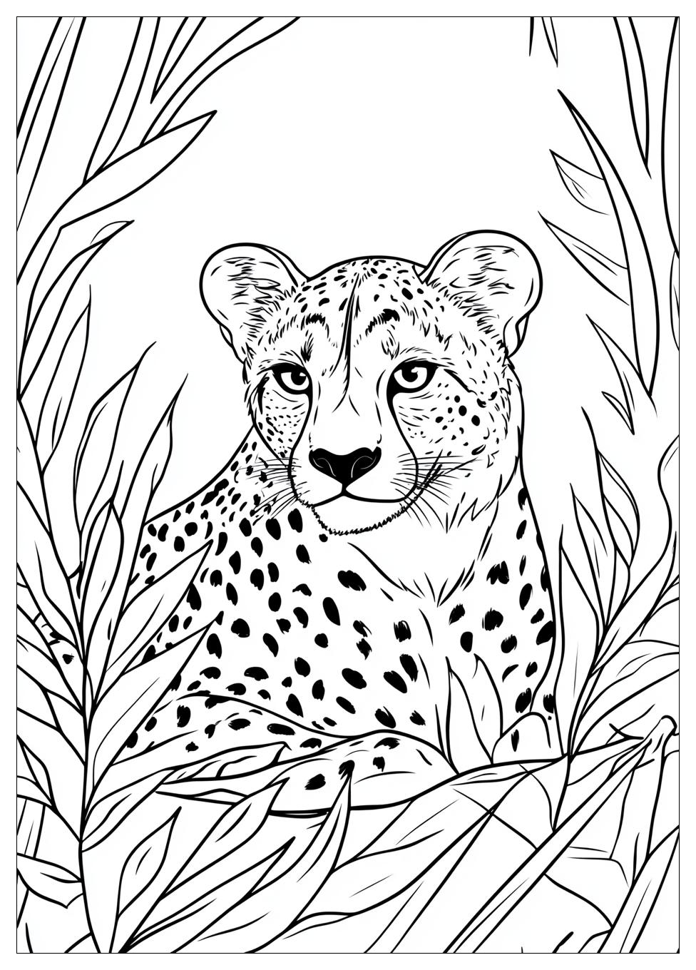 Kolorowanki Do Druku Cheetah 8