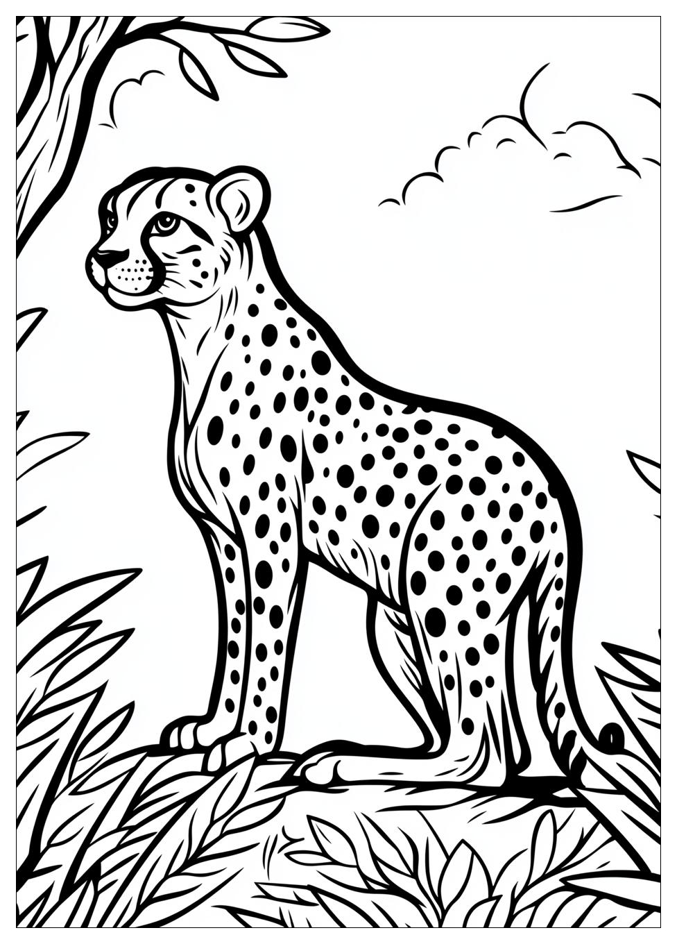 Kolorowanki Do Druku Cheetah 9