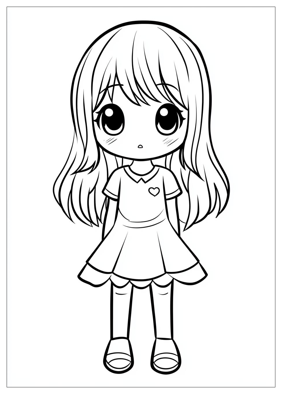 Kolorowanki Do Druku Chibi 10