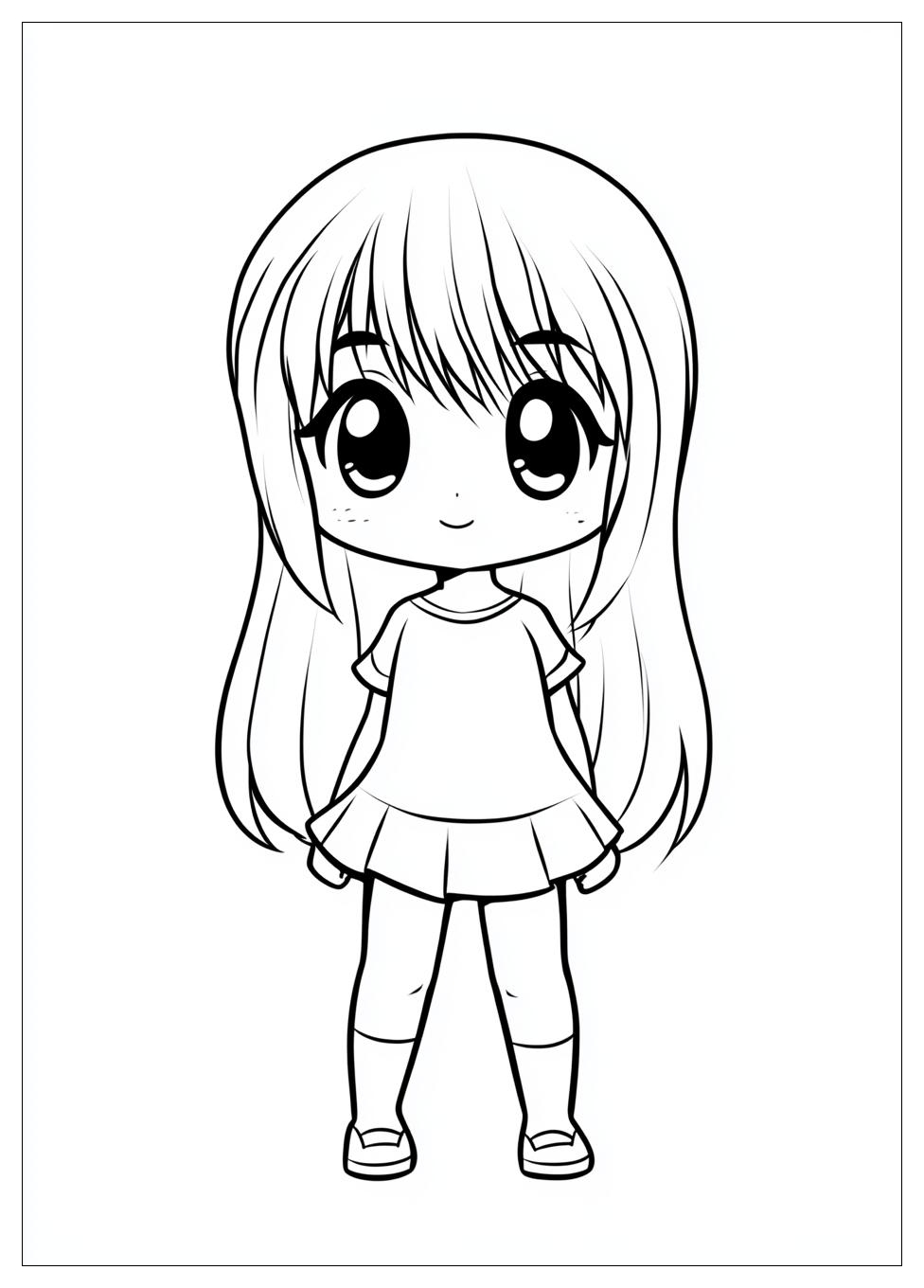 Kolorowanki Do Druku Chibi 12