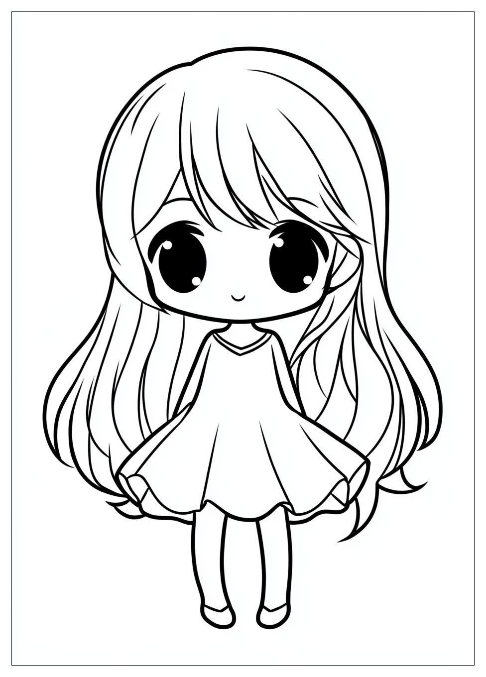 Kolorowanki Do Druku Chibi 13