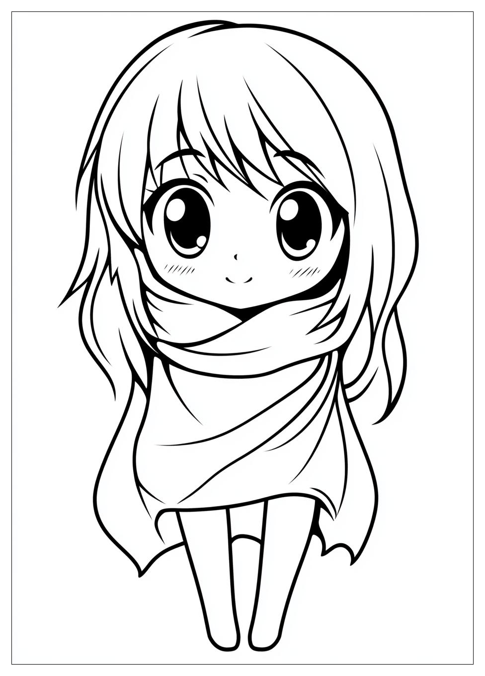 Kolorowanki Do Druku Chibi 16