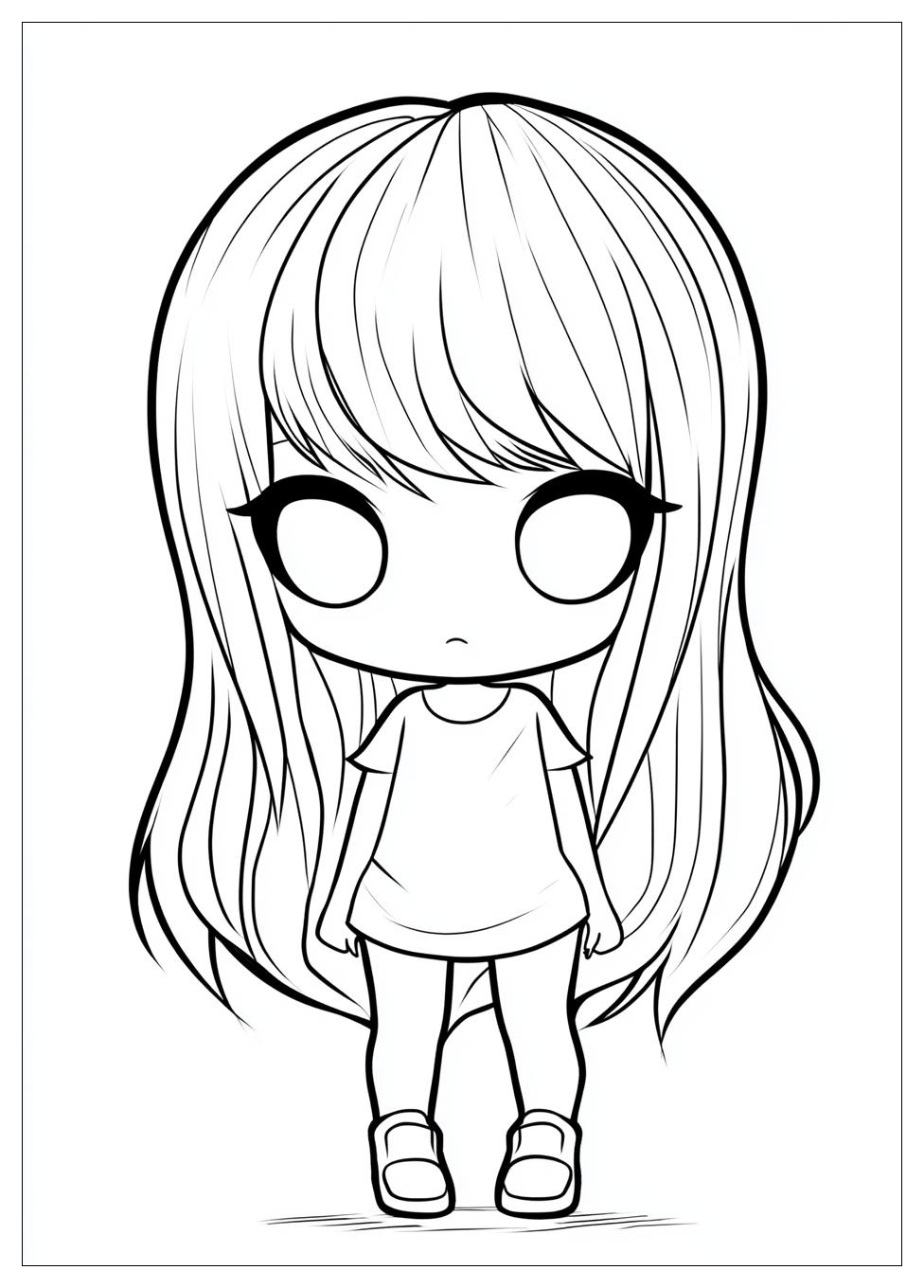 Kolorowanki Do Druku Chibi 18