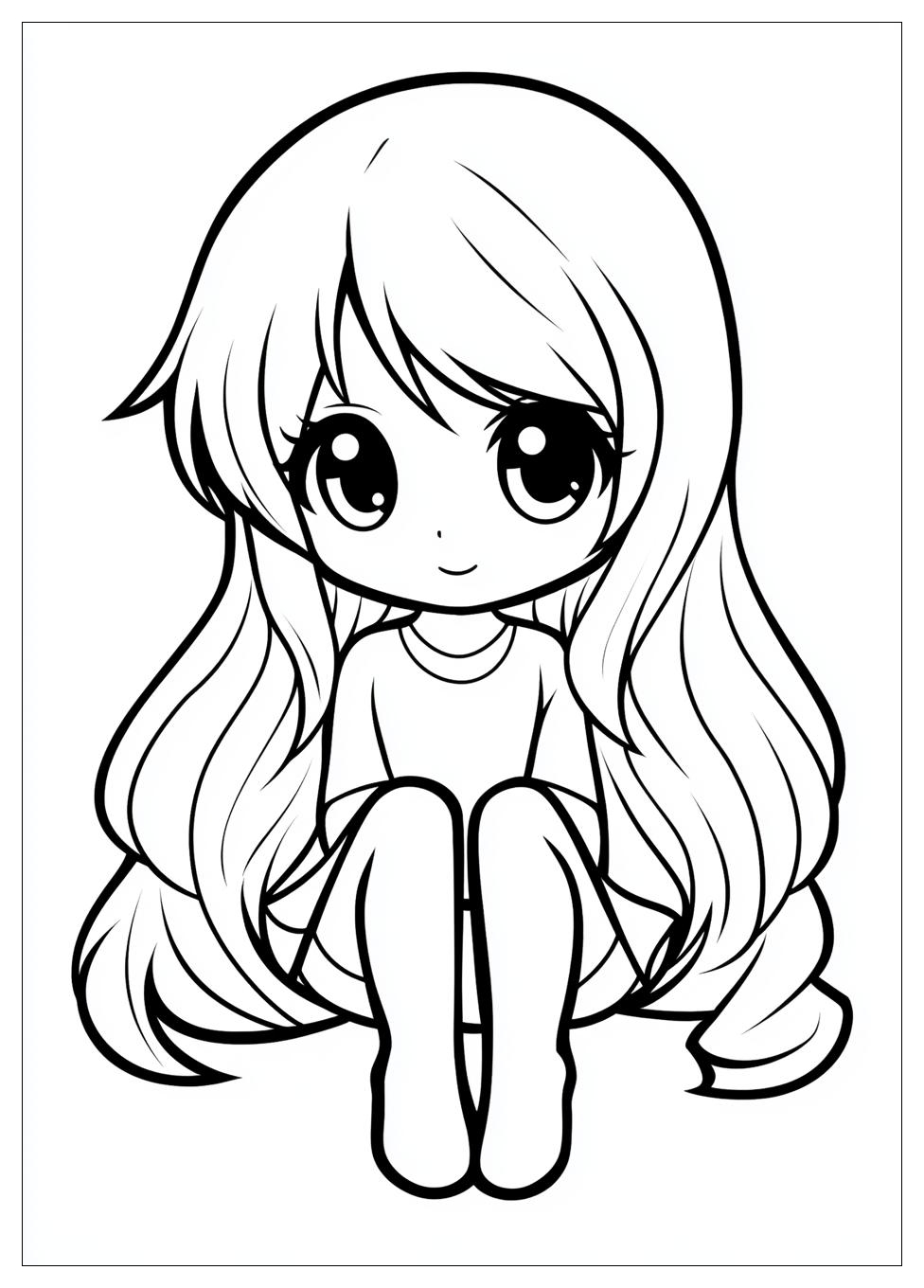 Kolorowanki Do Druku Chibi 19