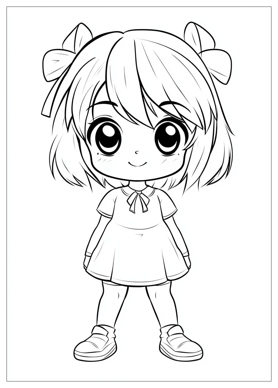 Kolorowanki Do Druku Chibi 6