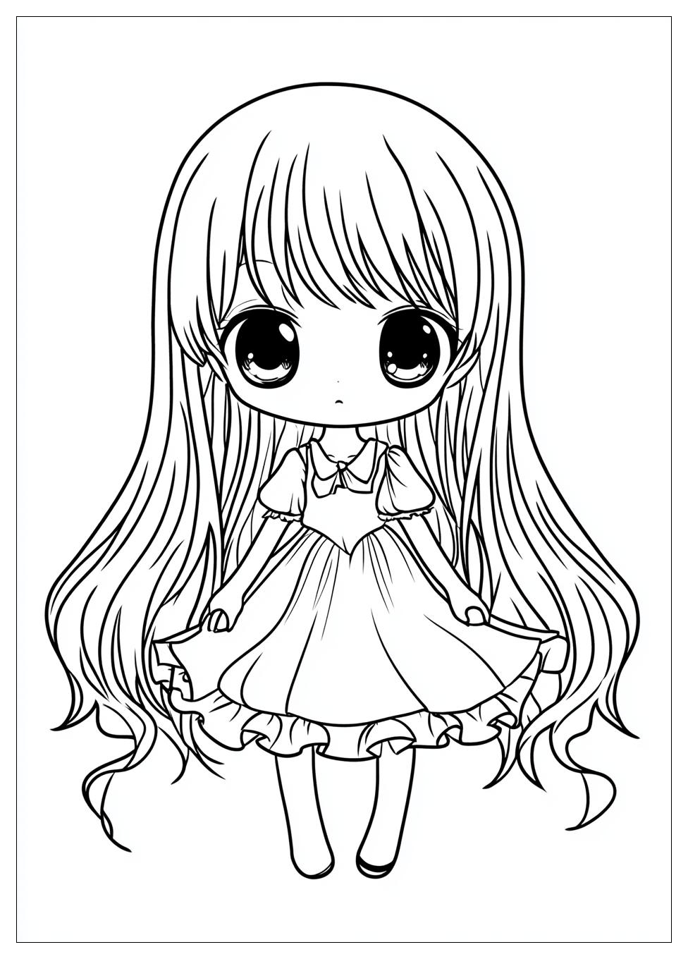 Kolorowanki Do Druku Chibi 9