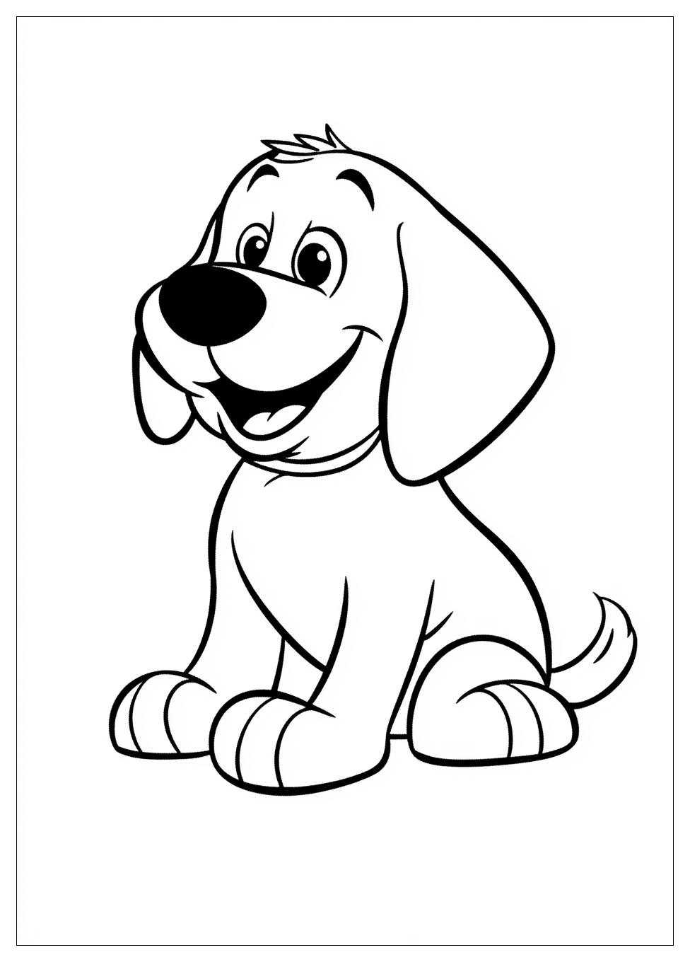 Kolorowanki Do Druku Clifford 1