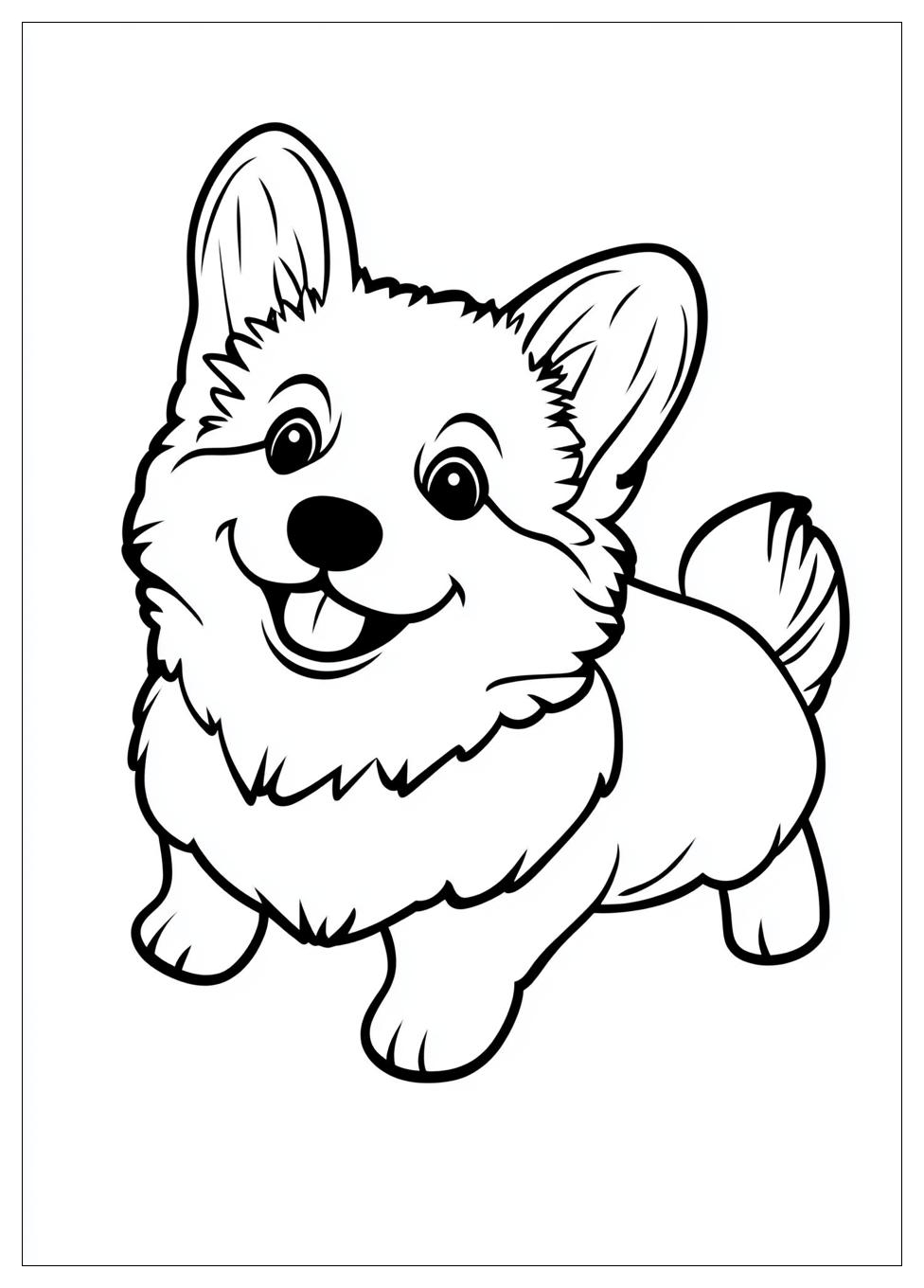 Kolorowanki Do Druku Corgi 10