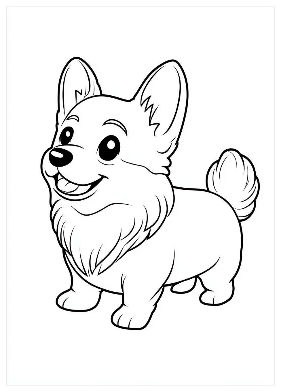 Kolorowanki Do Druku Corgi 11