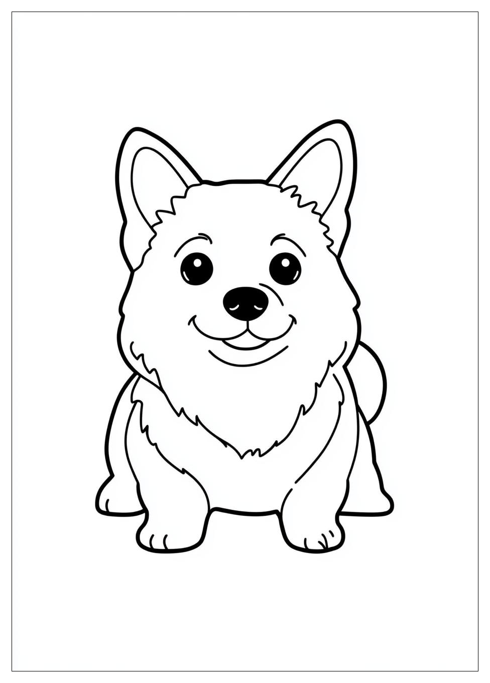 Kolorowanki Do Druku Corgi 12