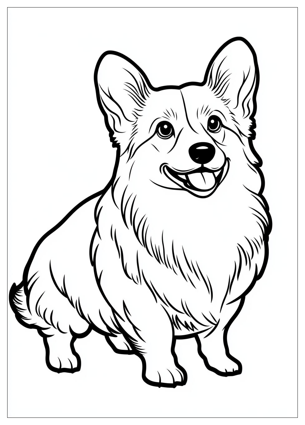 Kolorowanki Do Druku Corgi 14