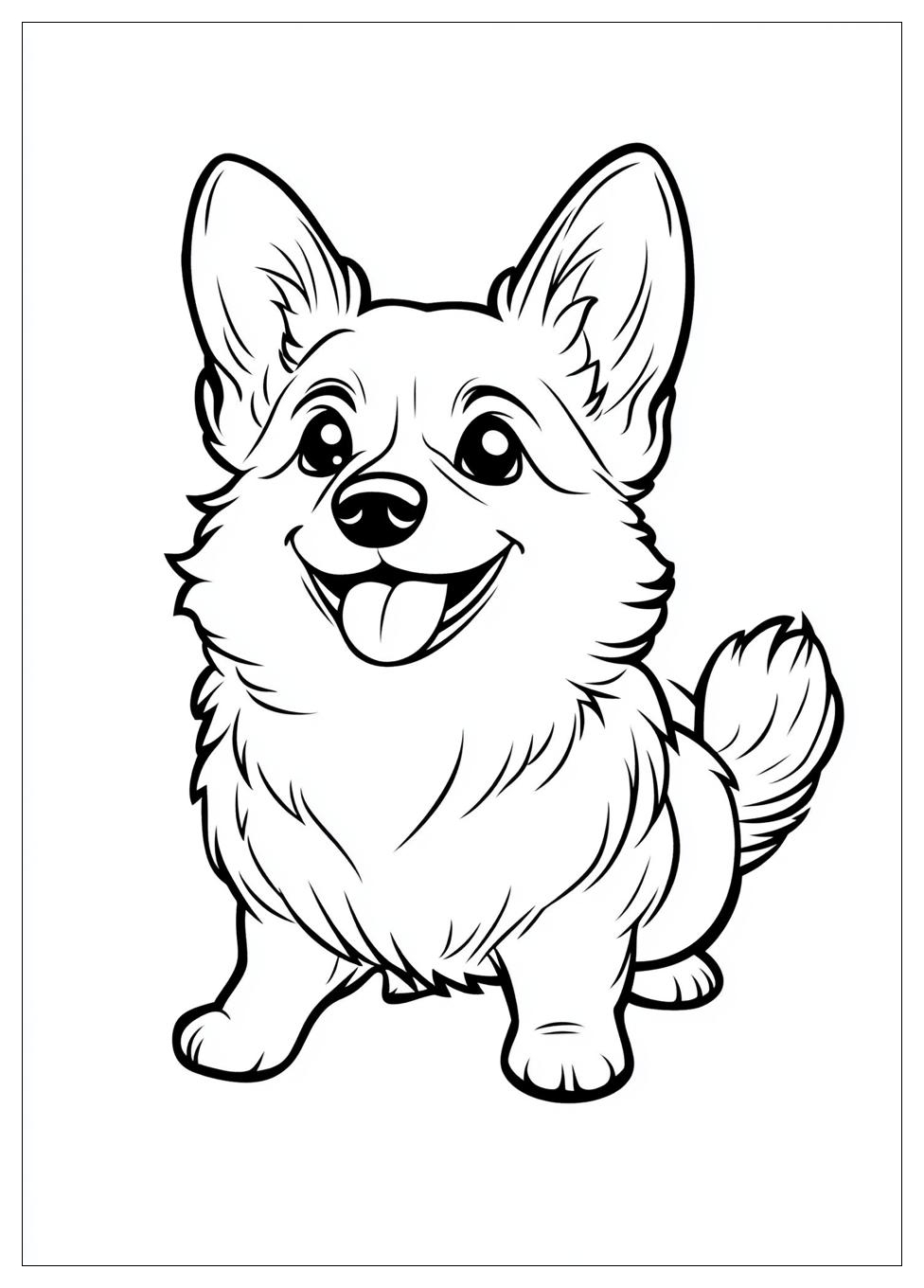 Kolorowanki Do Druku Corgi 15