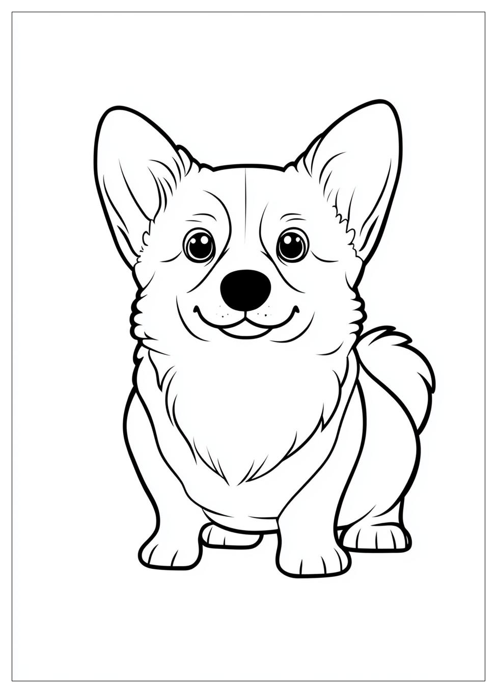 Kolorowanki Do Druku Corgi 16