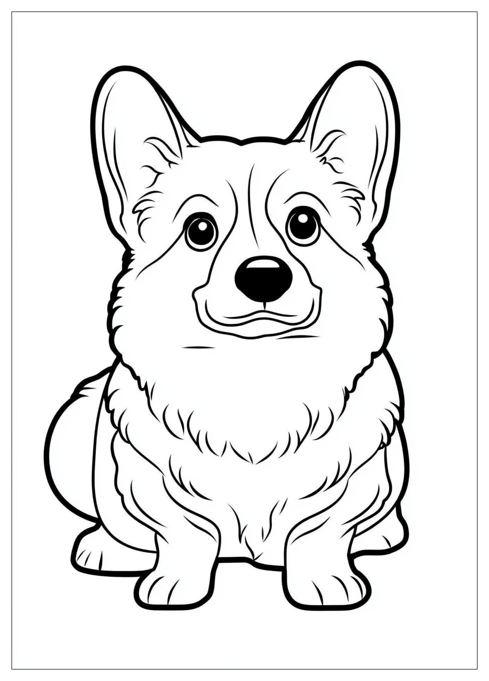 Kolorowanki Do Druku Corgi 17
