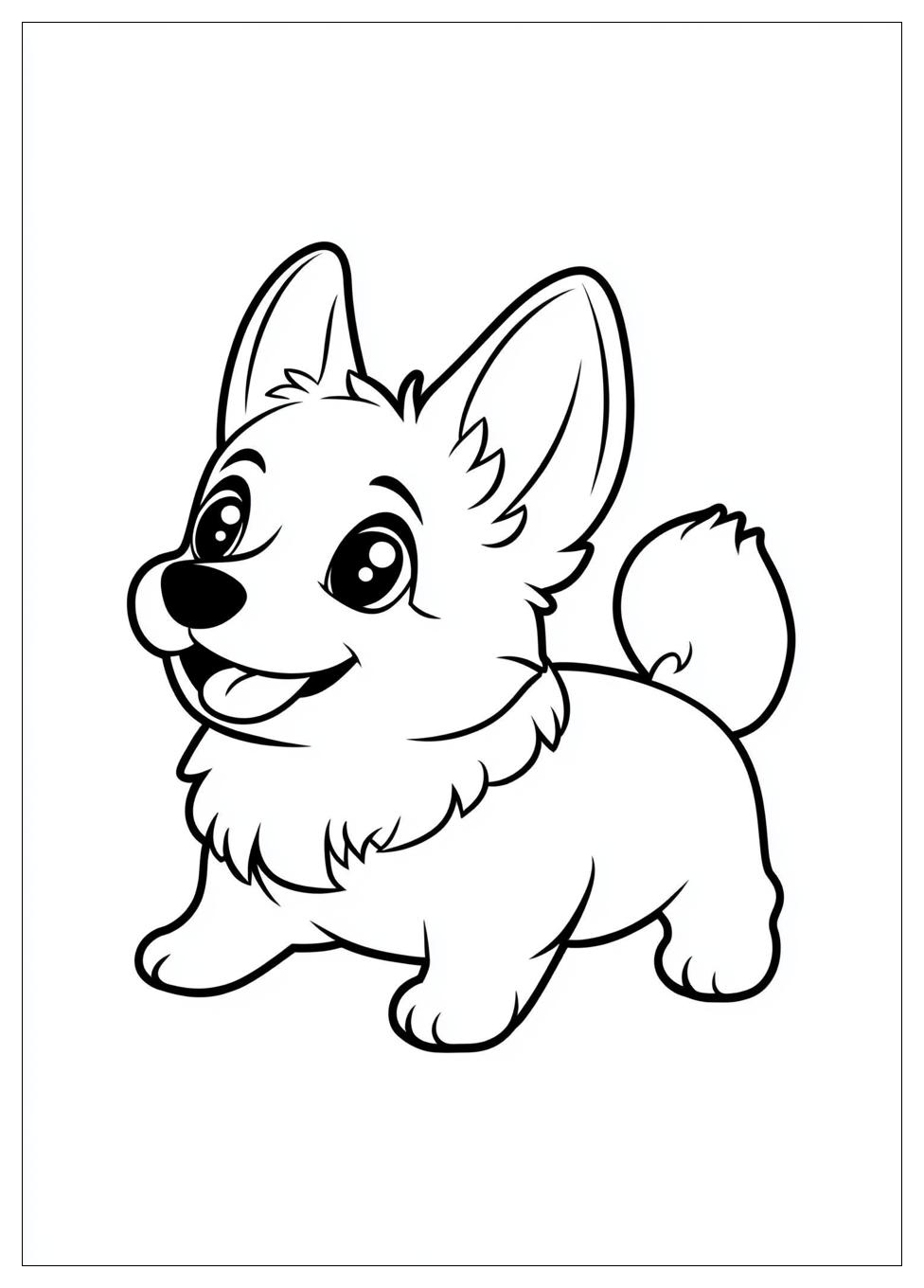 Kolorowanki Do Druku Corgi 18
