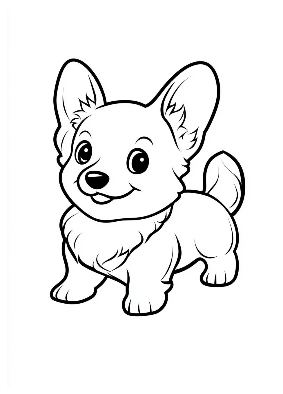 Kolorowanki Do Druku Corgi 2