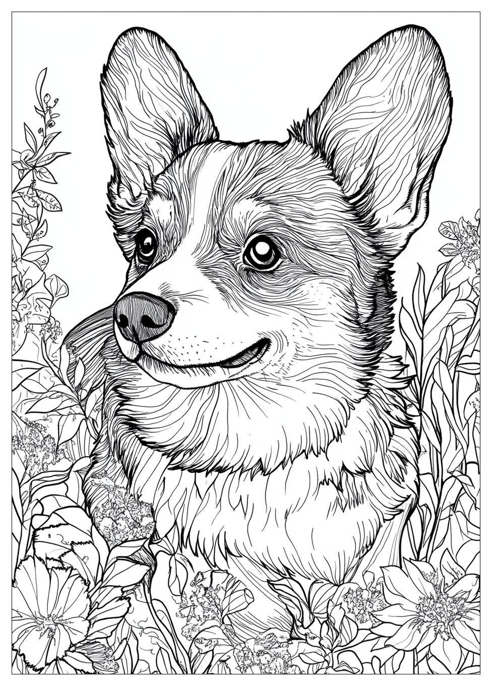 Kolorowanki Do Druku Corgi 21