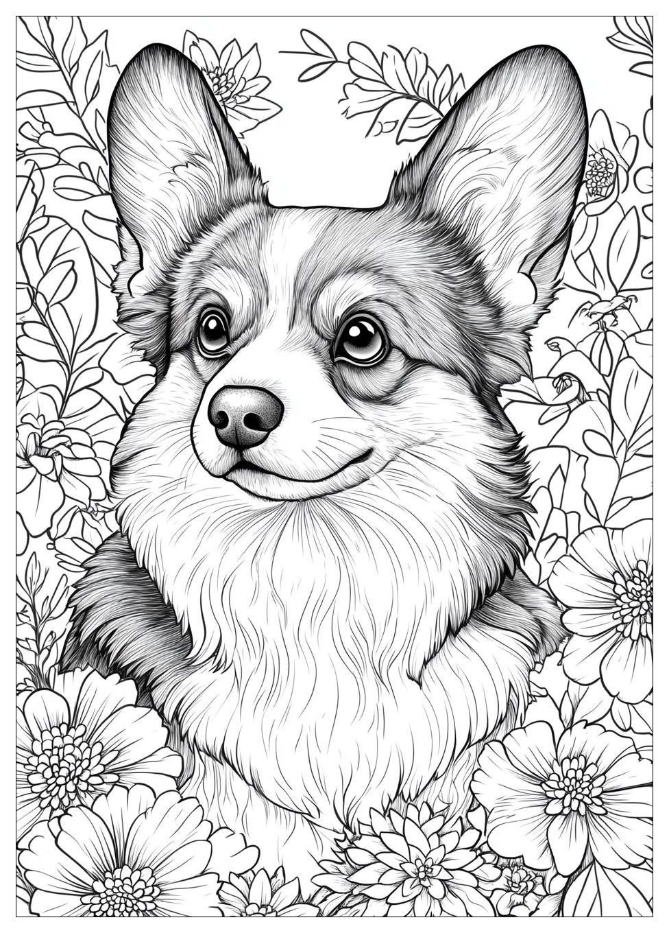 Kolorowanki Do Druku Corgi 22