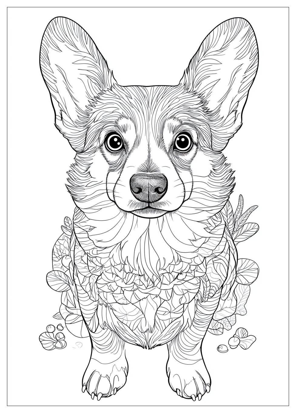Kolorowanki Do Druku Corgi 24