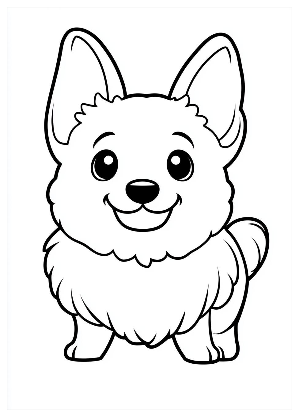 Kolorowanki Do Druku Corgi 3