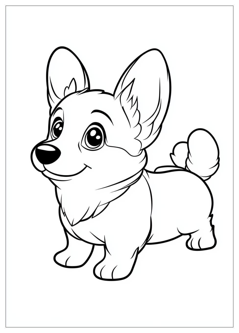 Kolorowanki Do Druku Corgi 4