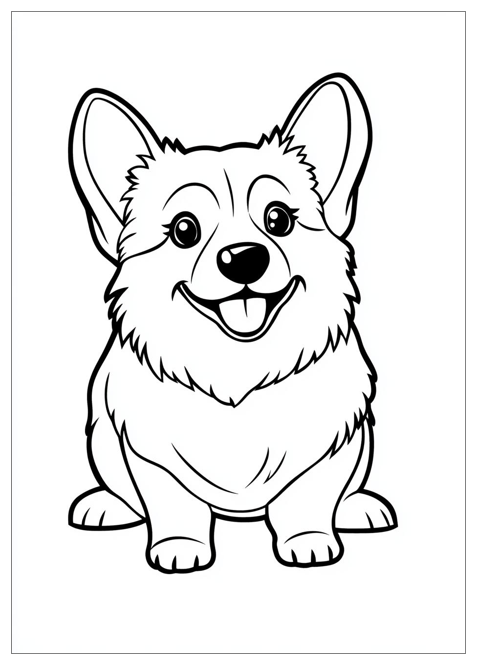 Kolorowanki Do Druku Corgi 5