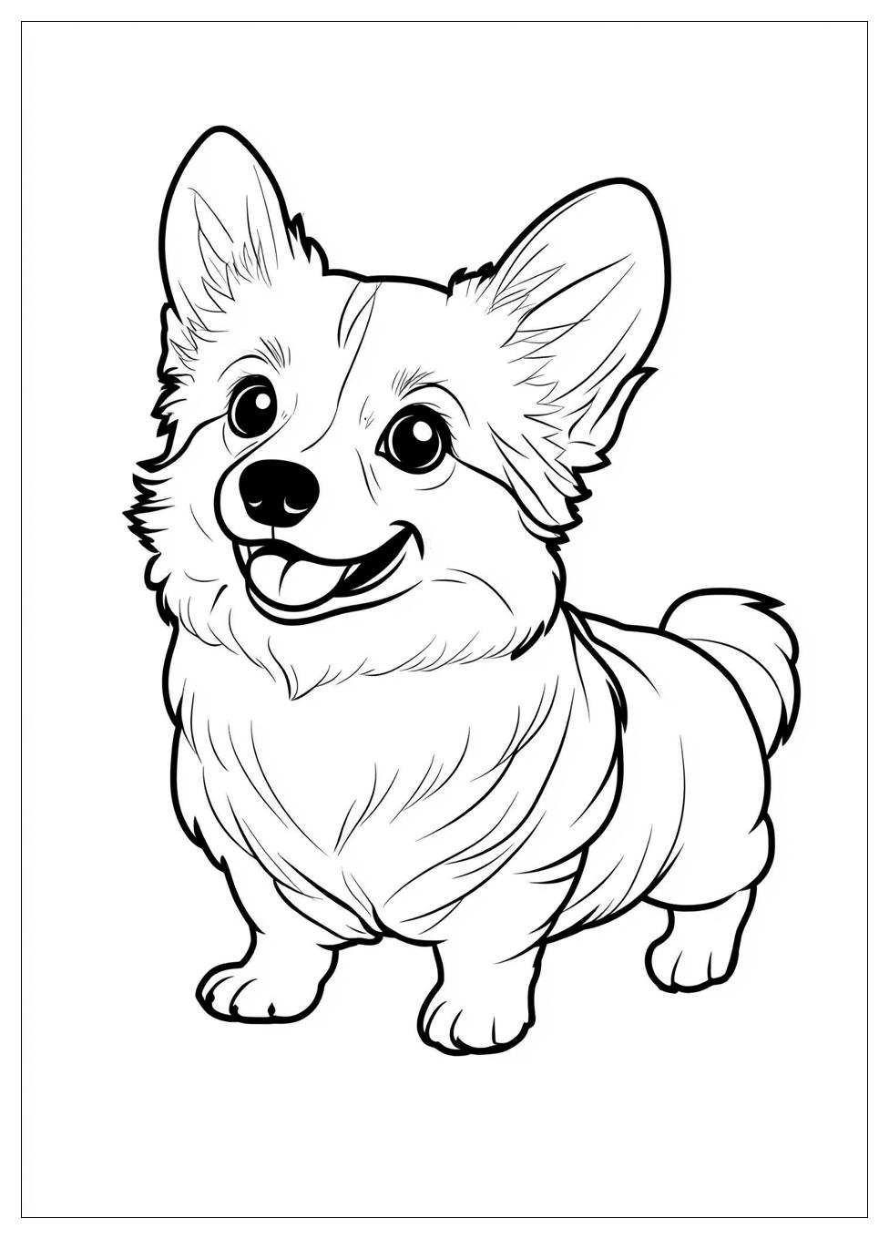 Kolorowanki Do Druku Corgi 8