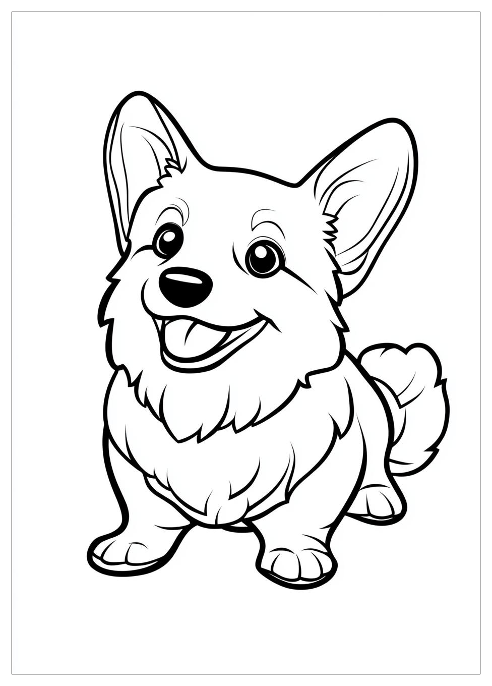 Kolorowanki Do Druku Corgi 9