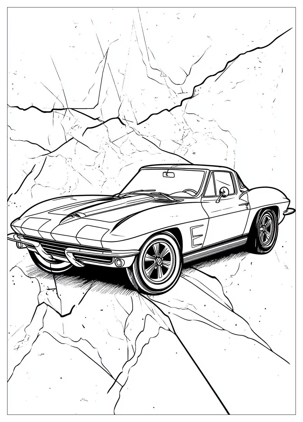 Kolorowanki Do Druku Corvette 3