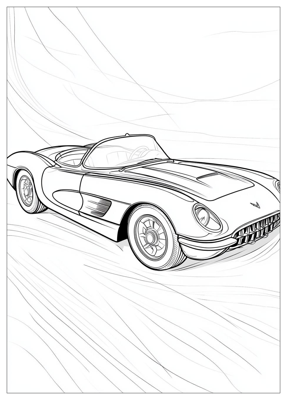Kolorowanki Do Druku Corvette 5
