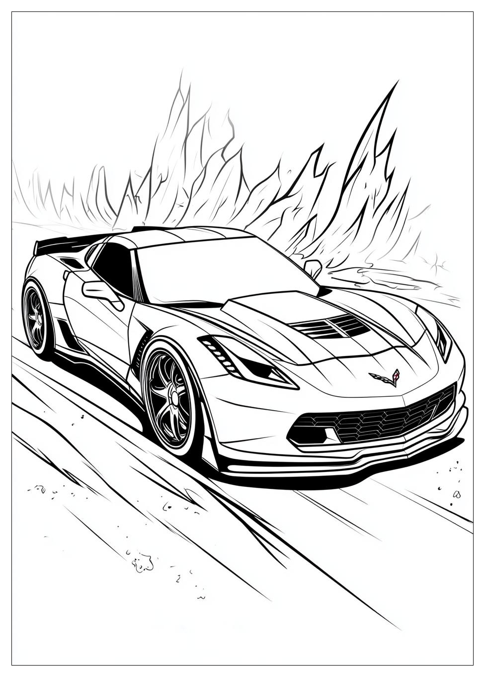 Kolorowanki Do Druku Corvette 7