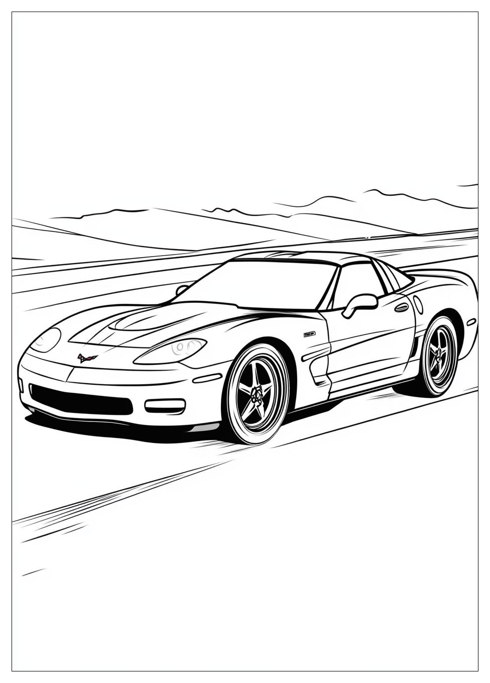 Kolorowanki Do Druku Corvette 8