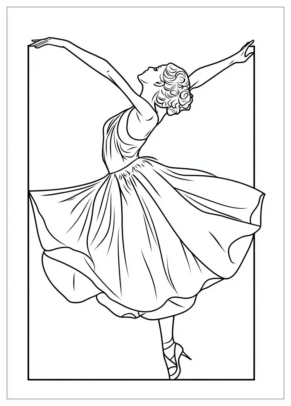 Kolorowanki Do Druku Dance 10