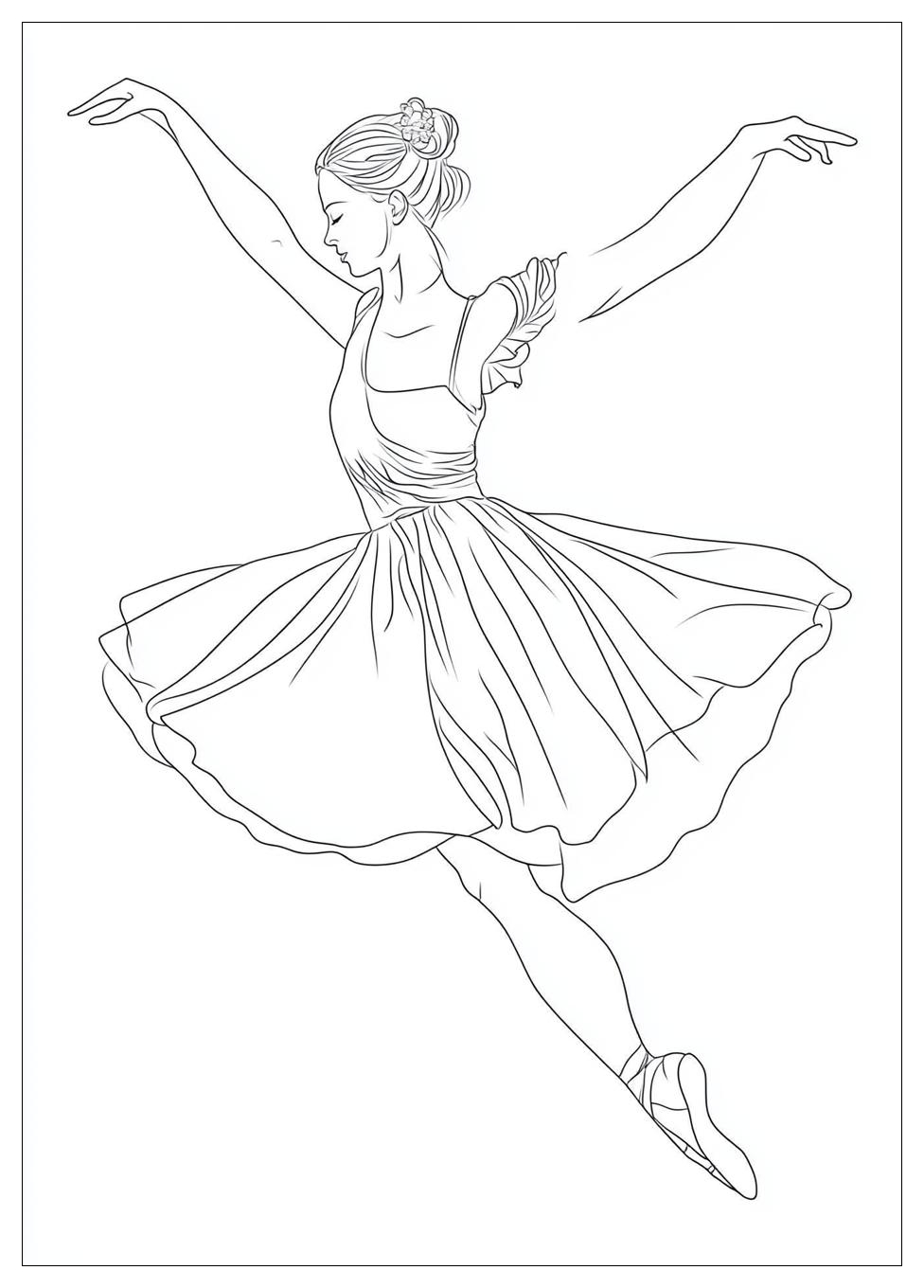 Kolorowanki Do Druku Dance 23