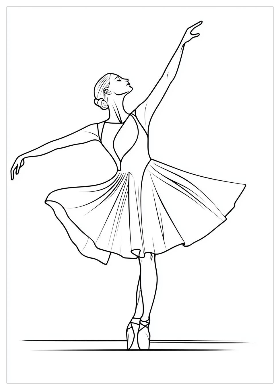 Kolorowanki Do Druku Dance 9