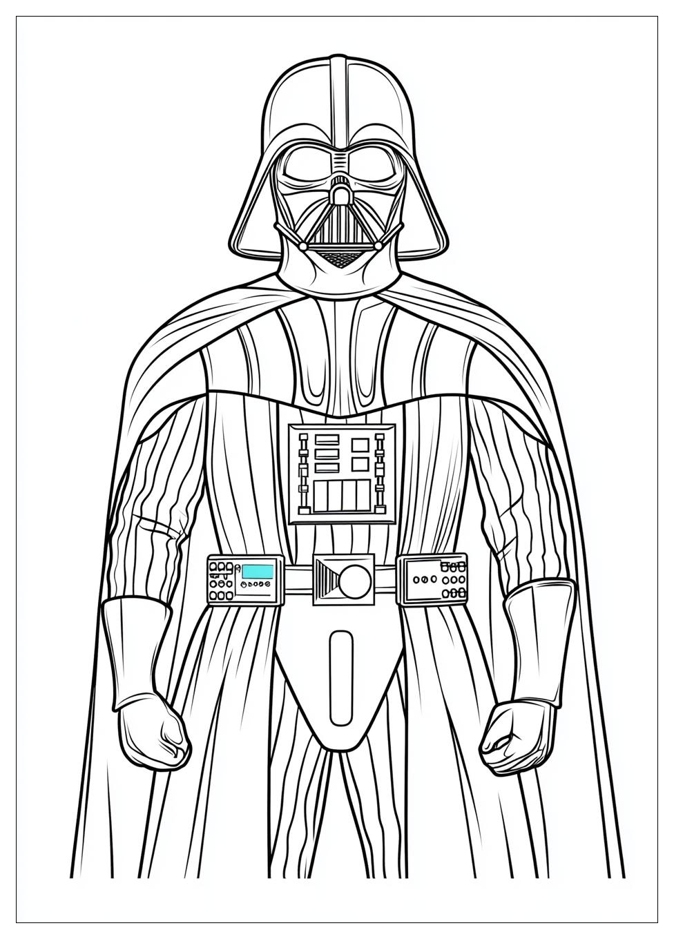 Kolorowanki Do Druku Darth Vader 1