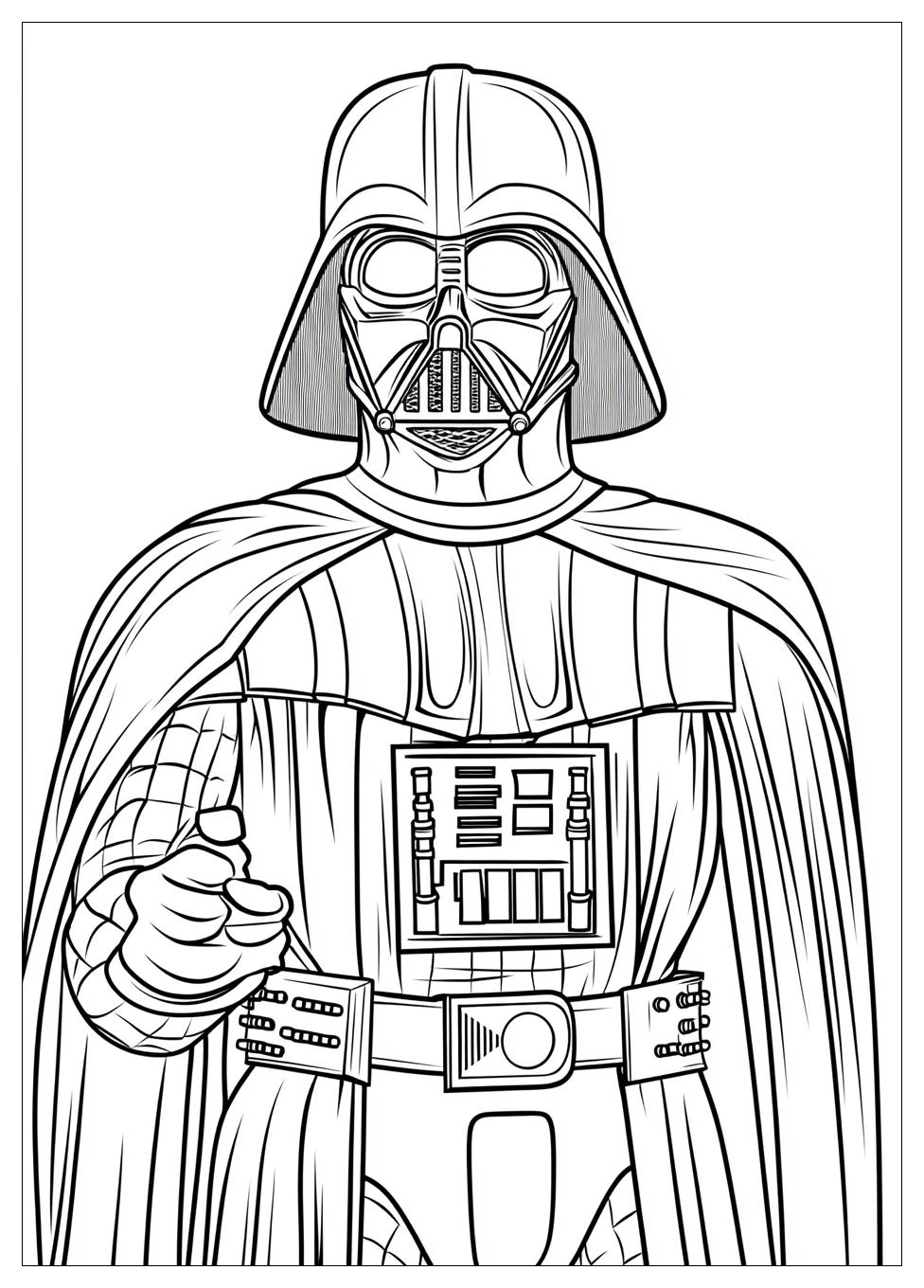 Kolorowanki Do Druku Darth Vader 13